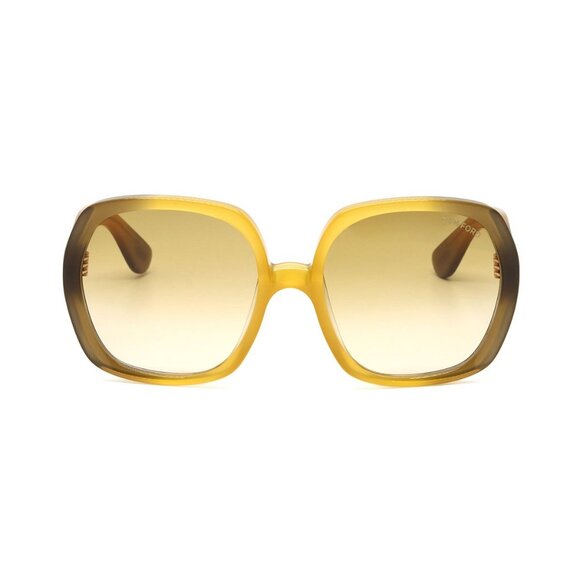 NEW TOM FORD WOMEN YELLOW SUNGLASSES - Picture 2 of 3